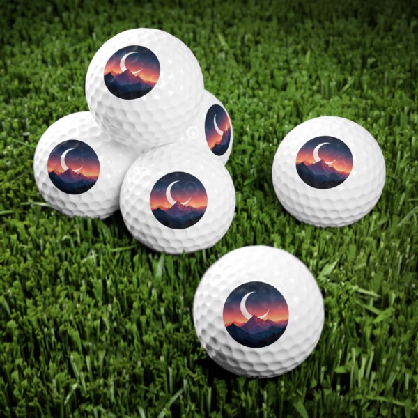 Alpine Moonlit Dream - Golf Balls (Set of 6) - Image 3