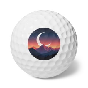 Alpine Moonlit Dream - Golf Balls (Set of 6)