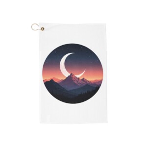 Alpine Moonlit Dream  - Golf Towel