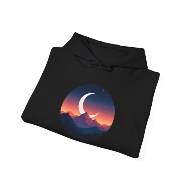 Alpine Moonlit Dream - Hooded Sweatshirt - Image 8