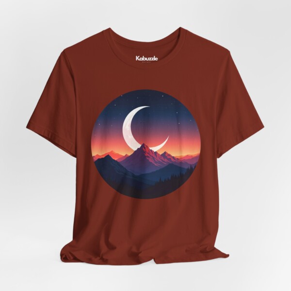 Alpine Moonlit Dream- Jersey Cotton Graphic Tee Shirt