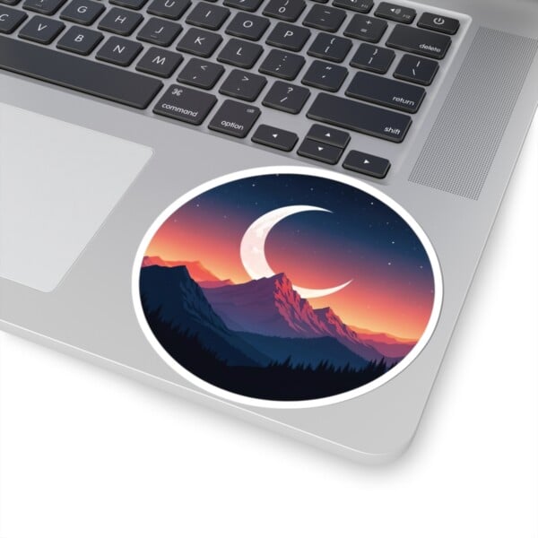 Alpine Moonlit Dream - Kiss Cut Sticker - Image 2
