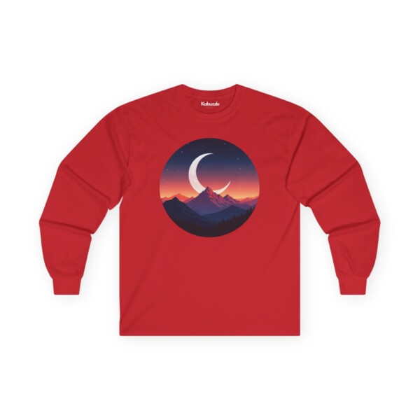 Alpine Moonlit Dream - Long Sleeve Graphic Tee - Image 4