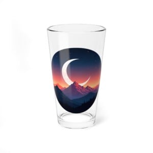 Alpine Moonlit Dream - Pint Glass, 16oz