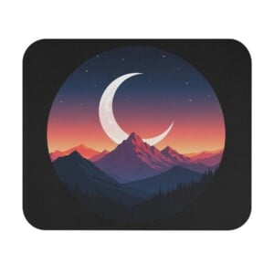Alpine Moonlit Dream - Mouse Pad