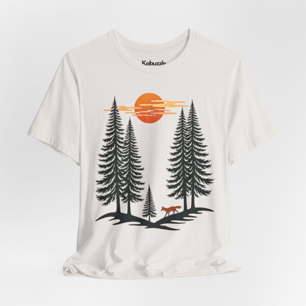 Among the Pines- Jersey Cotton Graphic Tee Shirt - Image 3