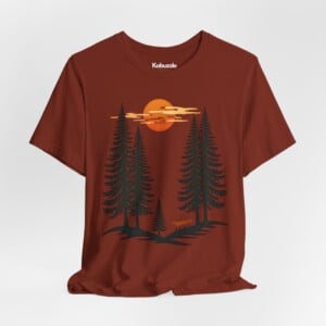 Among the Pines- Jersey Cotton Graphic Tee Shirt