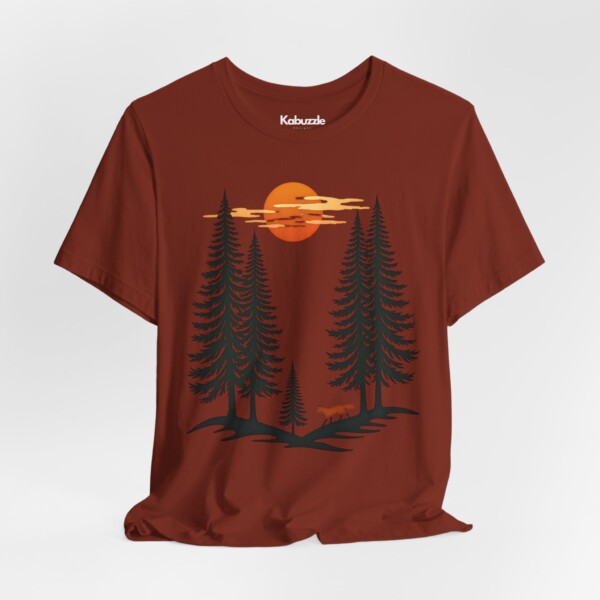 Among the Pines- Jersey Cotton Graphic Tee Shirt