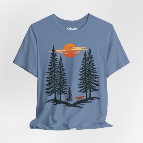 Among the Pines- Jersey Cotton Graphic Tee Shirt - Image 4