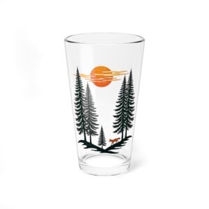 Among the Pines - Pint Glass, 16oz
