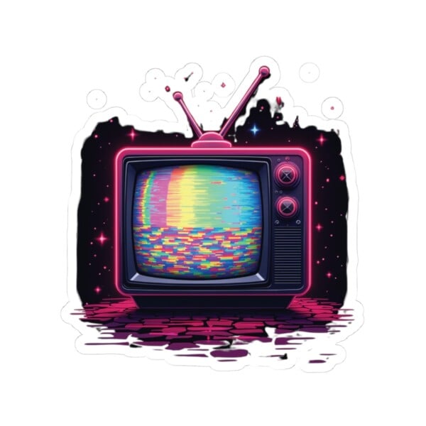 Analog Dreams in a Digital World - Kiss Cut Sticker
