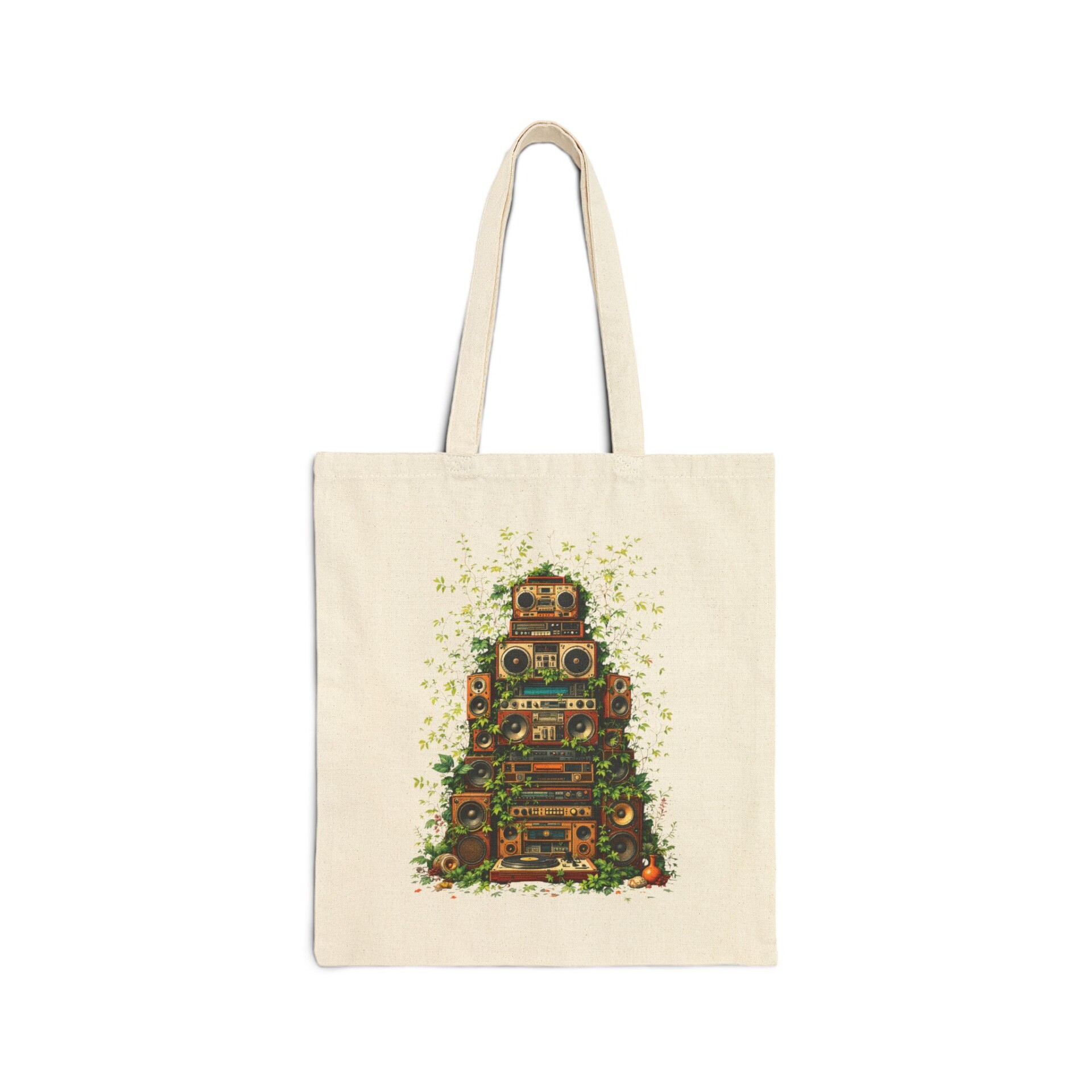 Grooves Gone Green - Canvas Tote