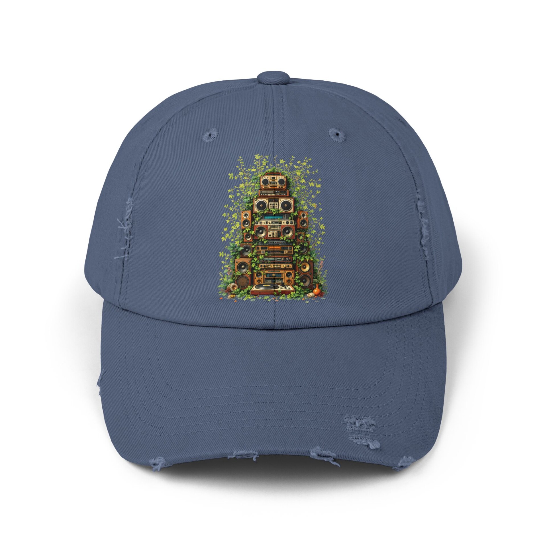 Grooves Gone Green - Distressed Cap - Image 5