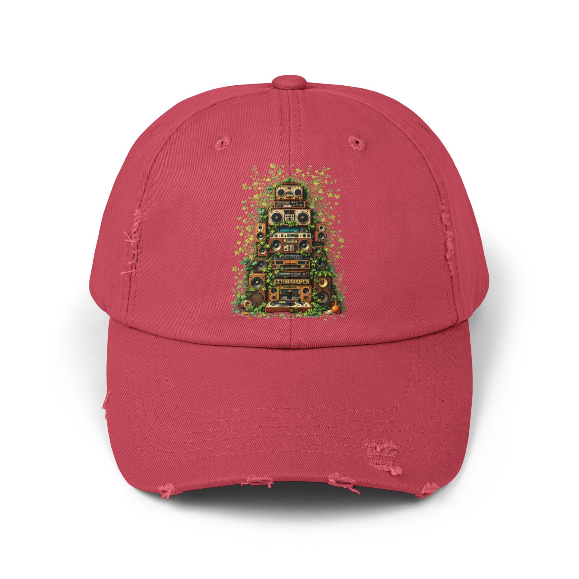 Grooves Gone Green - Distressed Cap - Image 7