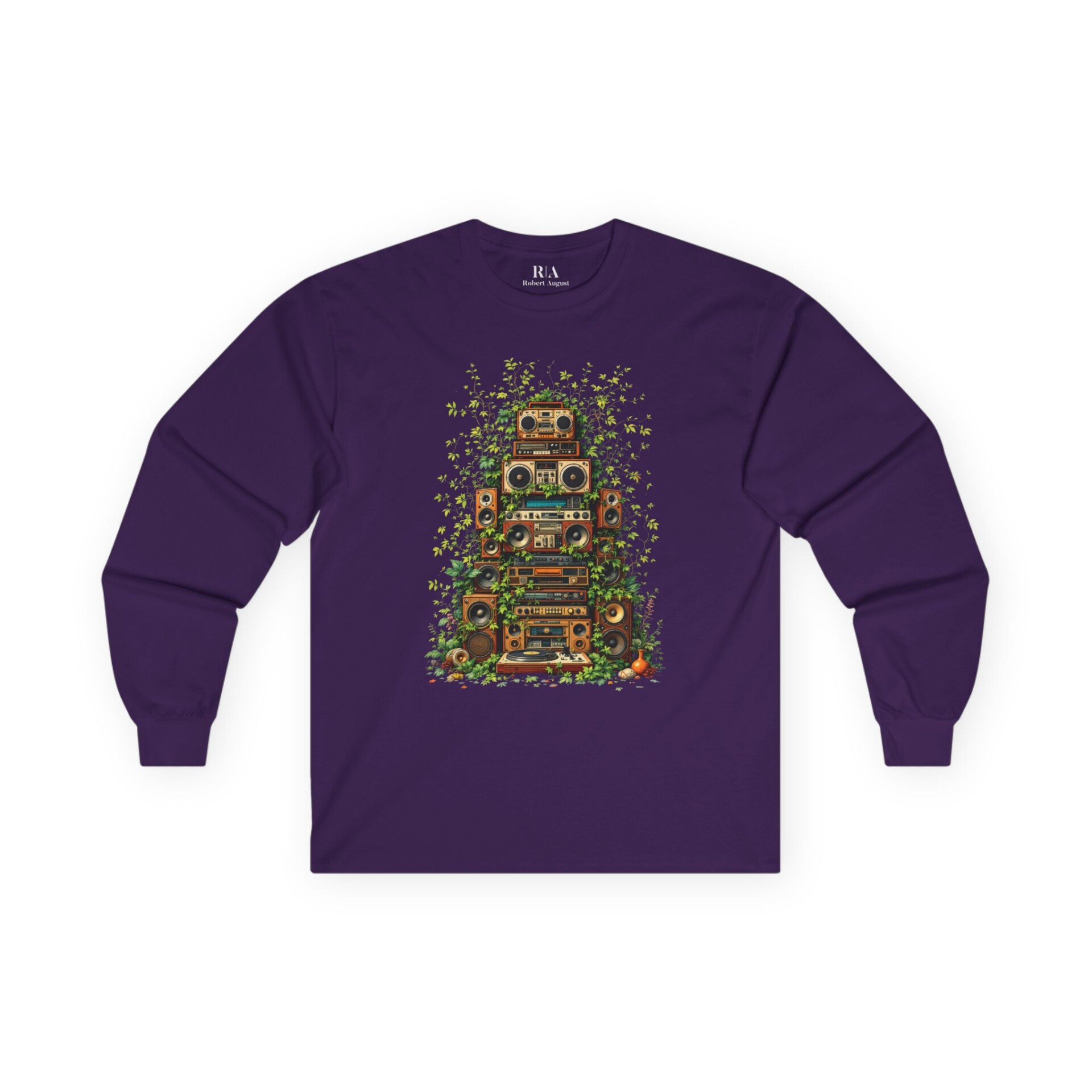 Grooves Gone Green - Long Sleeve Graphic Tee - Image 4