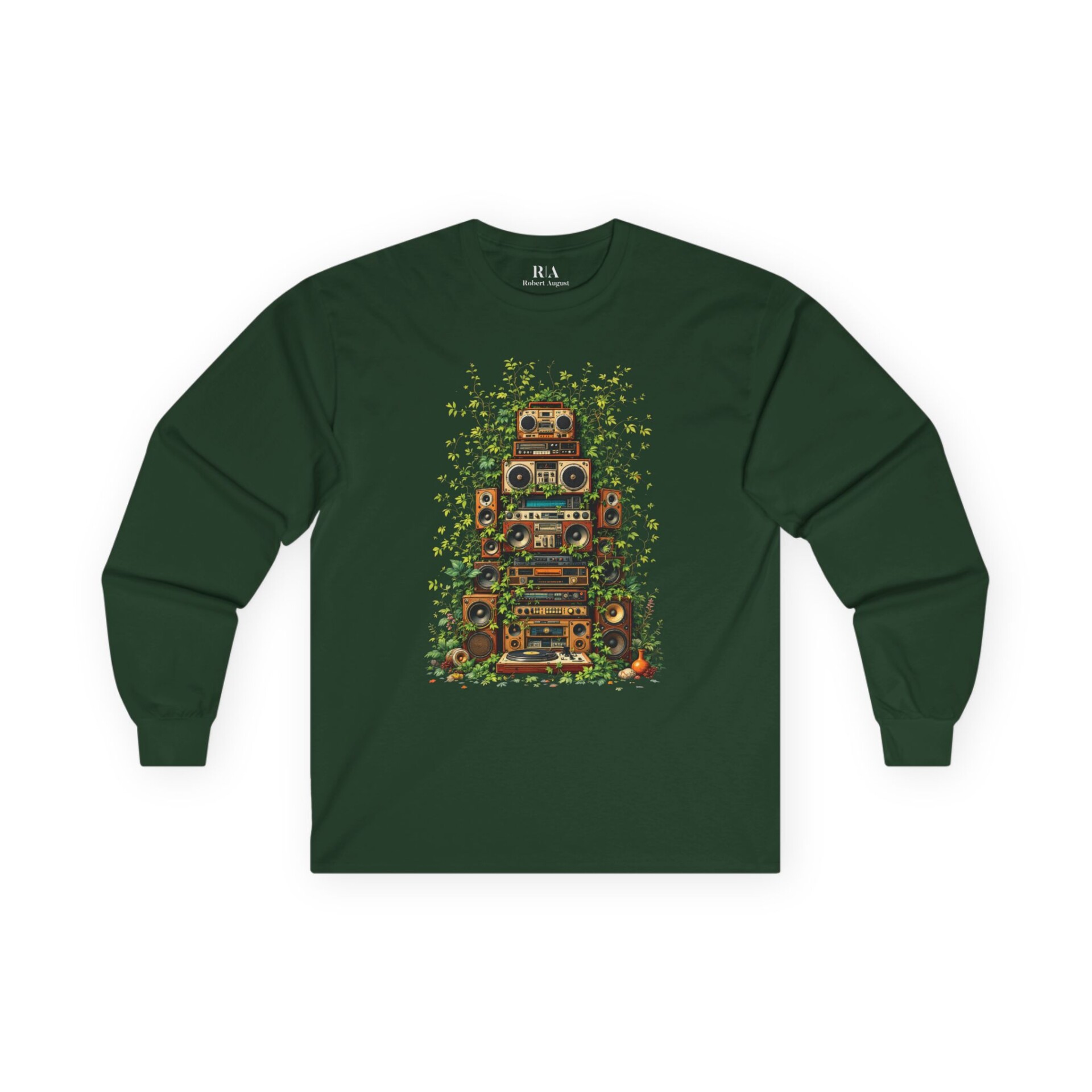 Grooves Gone Green - Long Sleeve Graphic Tee - Image 3
