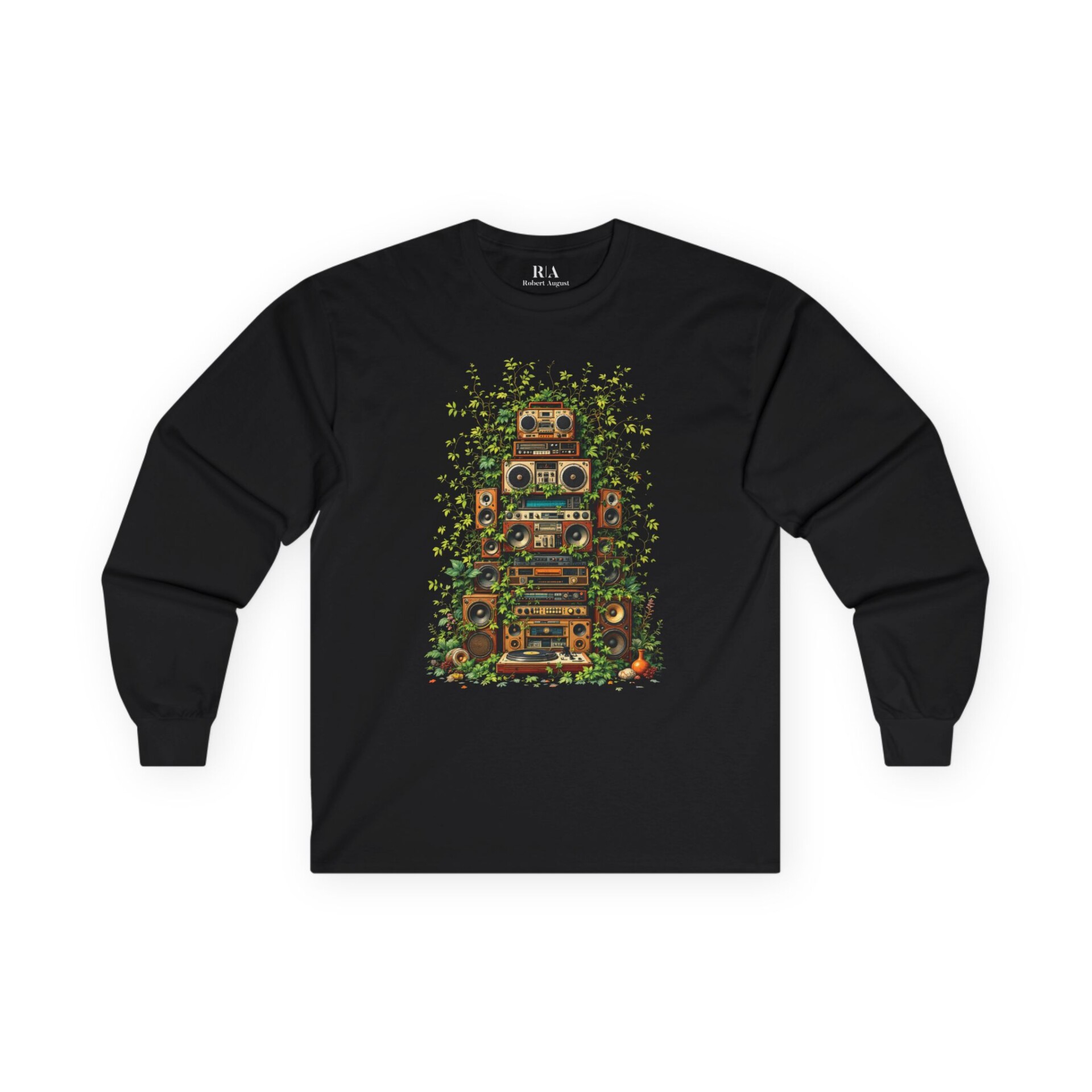 Grooves Gone Green - Long Sleeve Graphic Tee