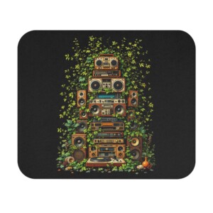 Grooves Gone Green - Mouse Pad