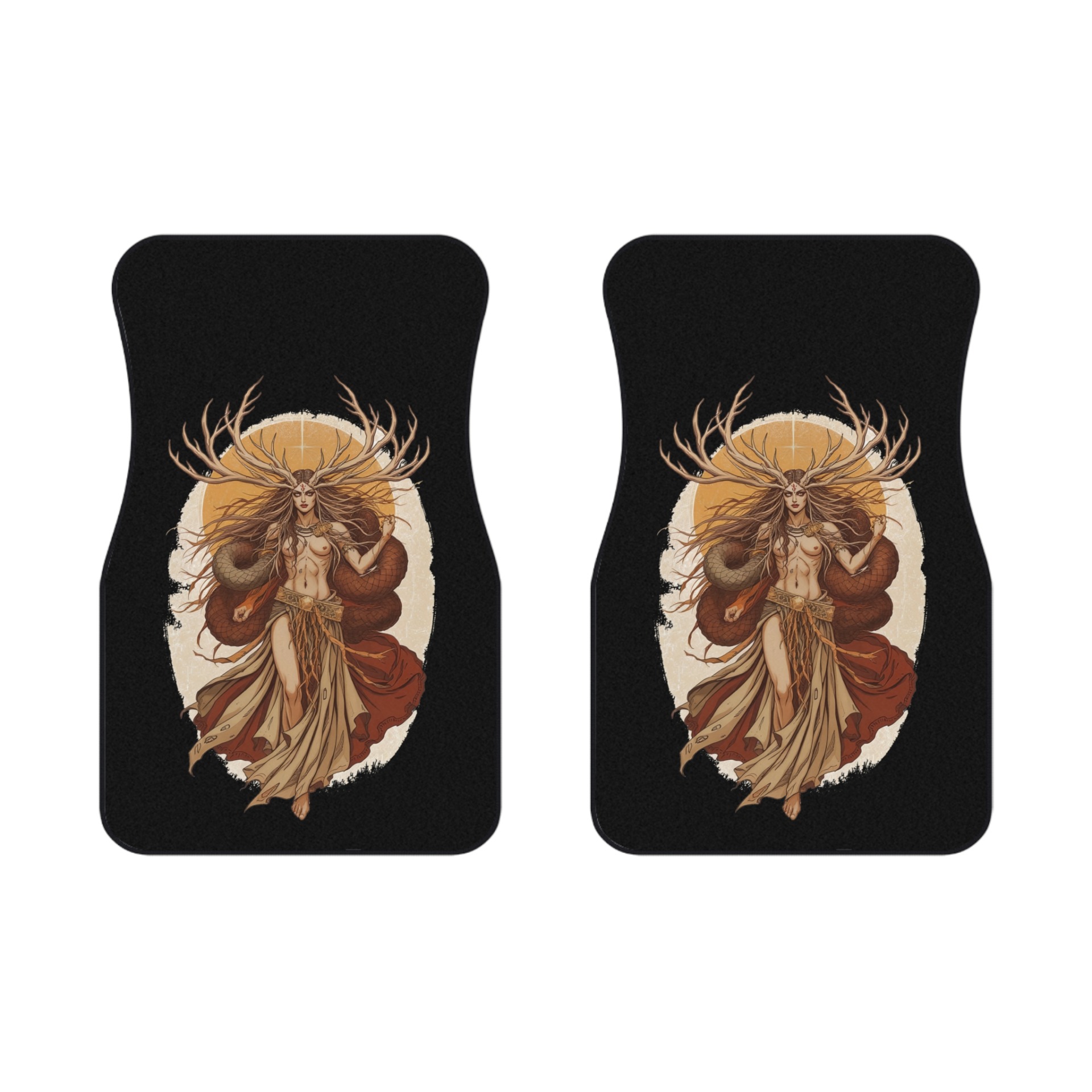 Guardian of the Mystical Wilds - Car Mats (2x Front)
