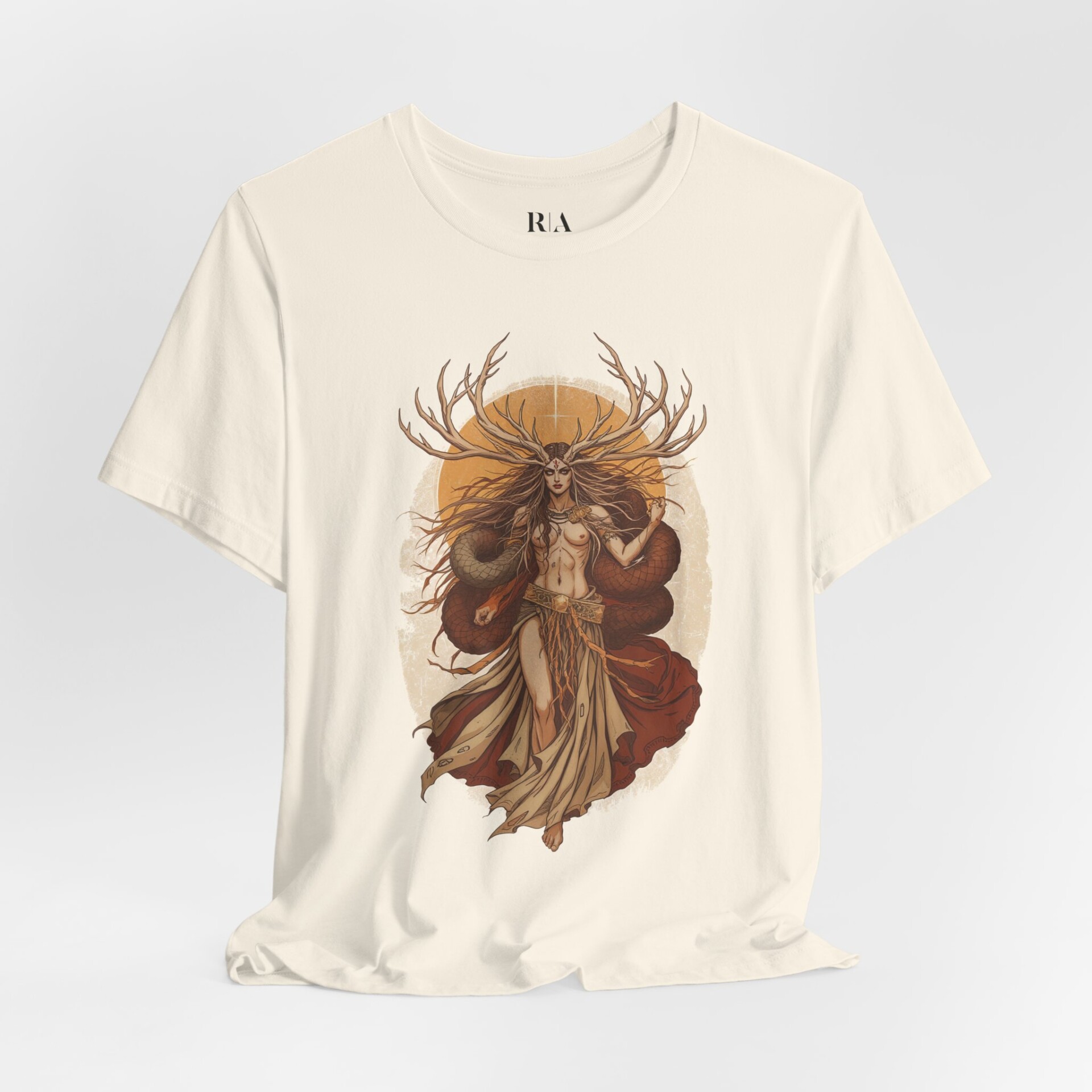 Guardian of the Mystical Wilds - Jersey Cotton Graphic Tee Shirt - Image 6