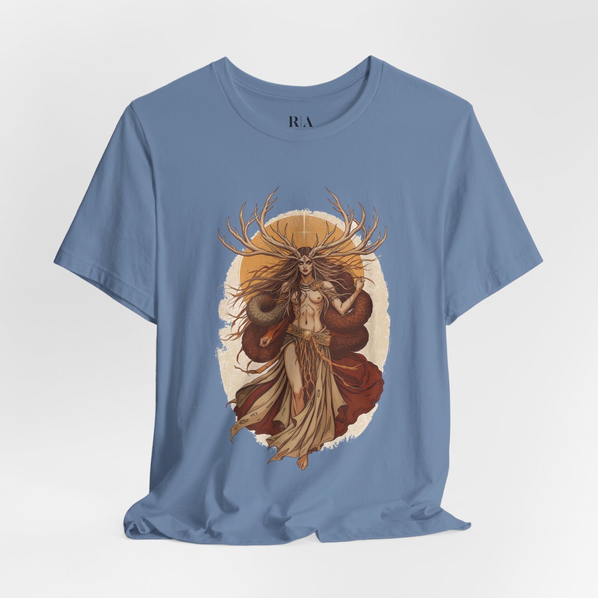 Guardian of the Mystical Wilds - Jersey Cotton Graphic Tee Shirt - Image 5