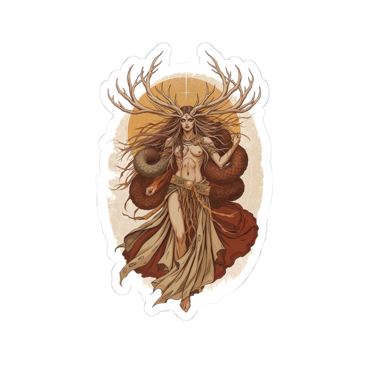 Guardian of the Mystical Wilds - Kiss Cut Sticker