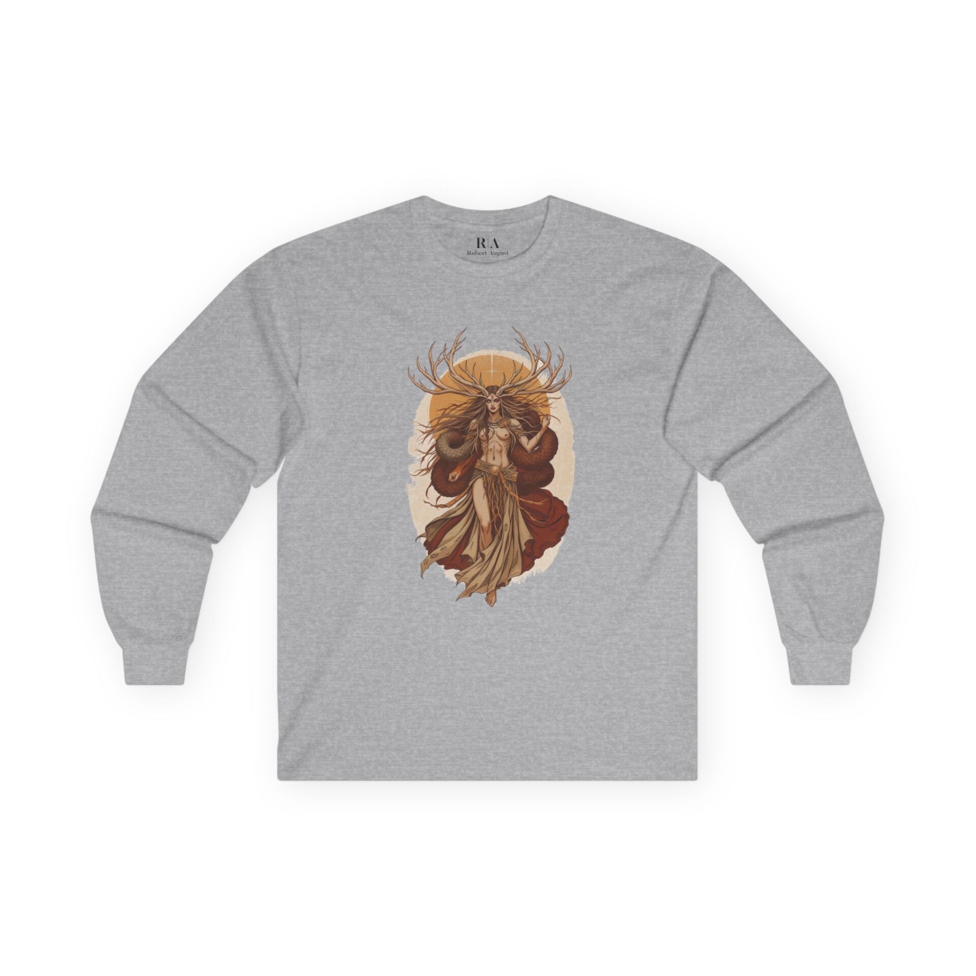 Guardian of the Mystical Wilds - Long Sleeve Graphic Tee - Image 8