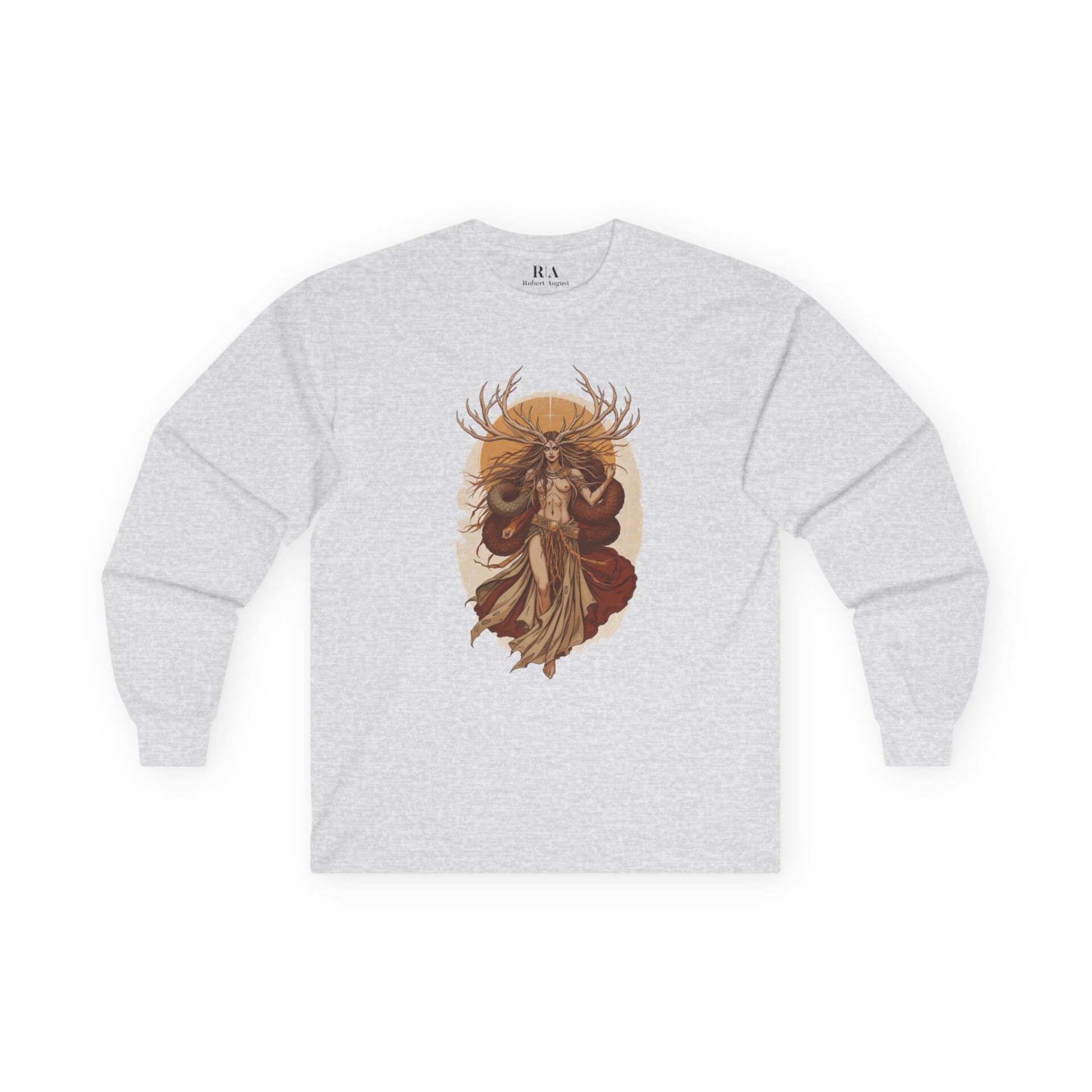 Guardian of the Mystical Wilds - Long Sleeve Graphic Tee - Image 7
