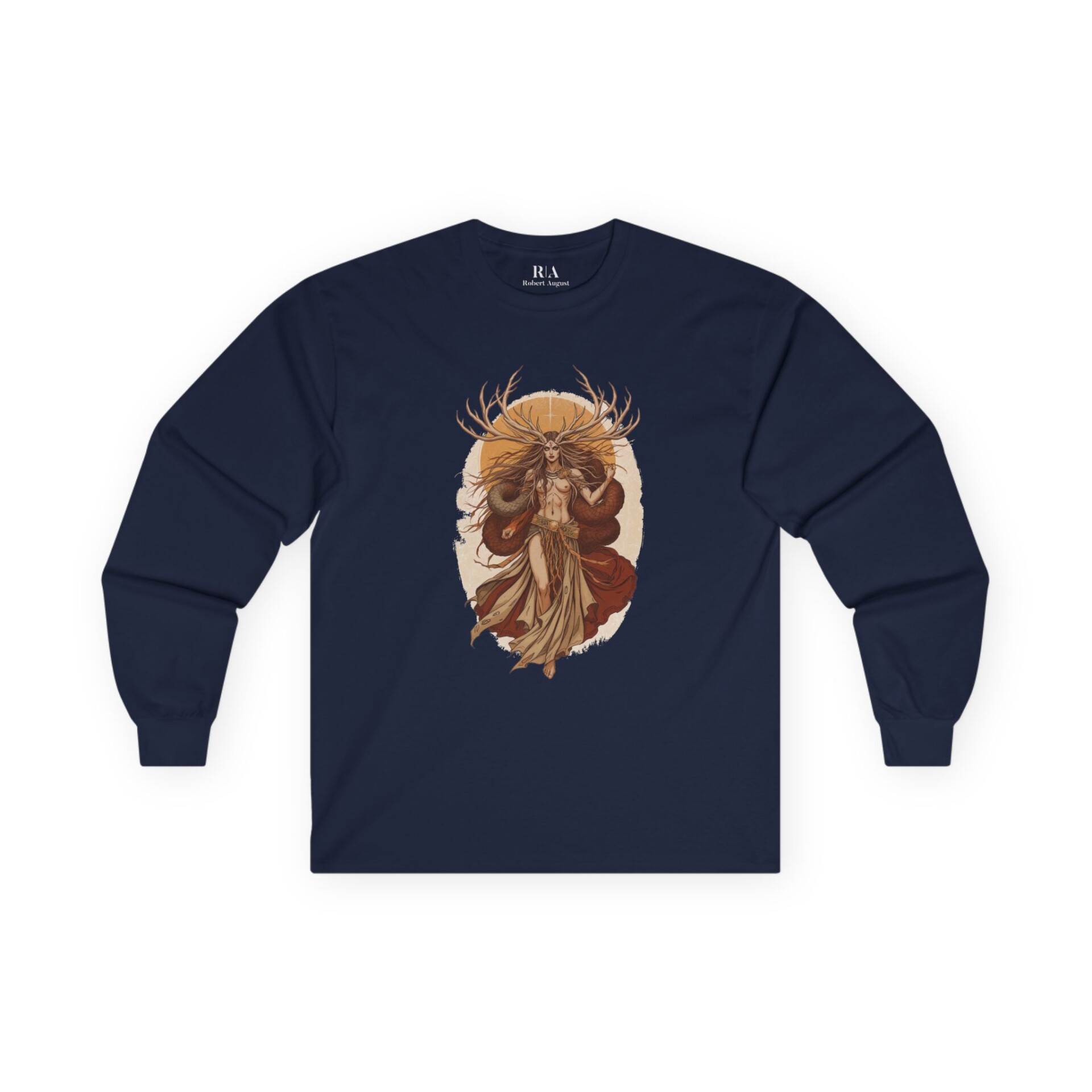 Guardian of the Mystical Wilds - Long Sleeve Graphic Tee - Image 9