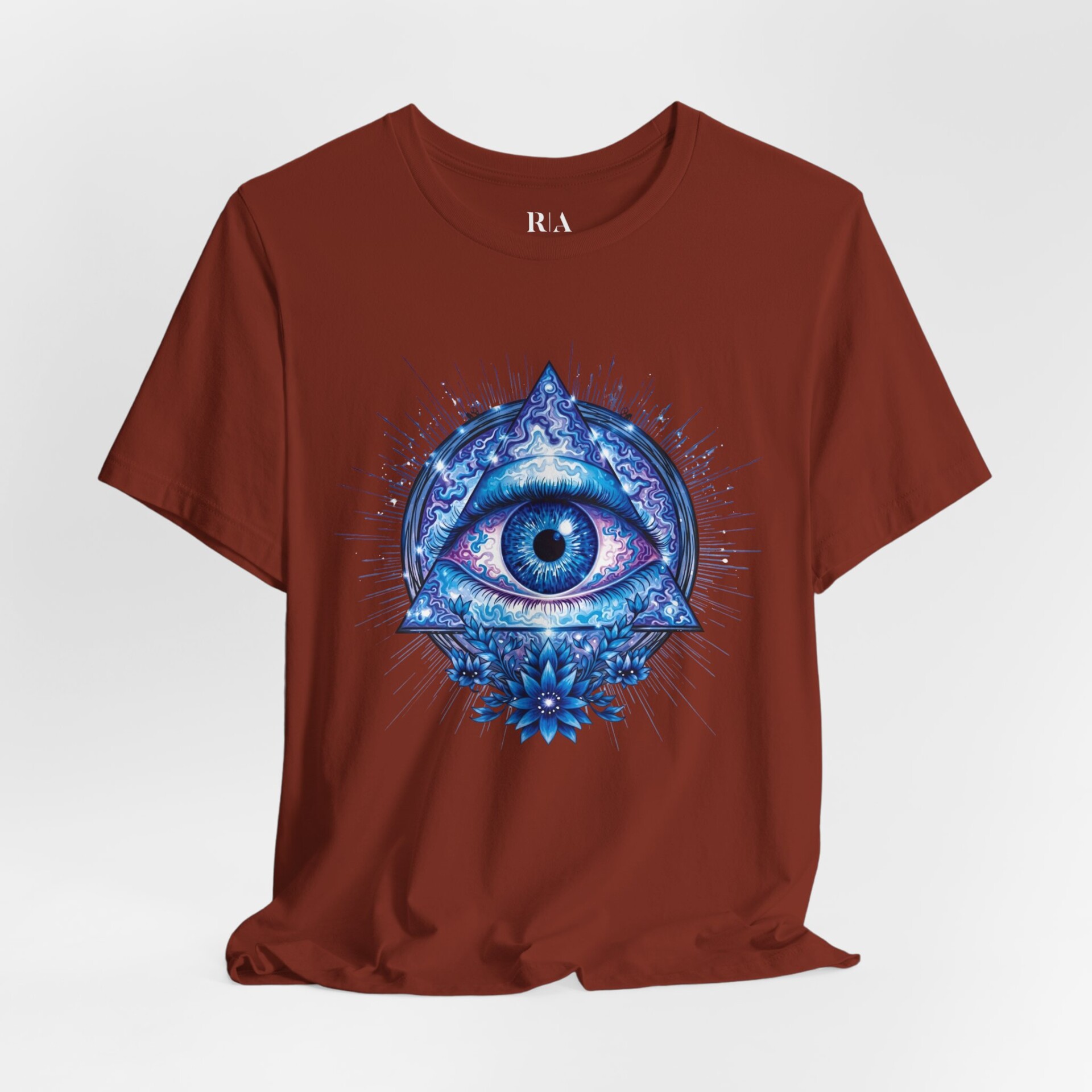 Azure Ascension- Jersey Cotton Graphic Tee Shirt - Image 2