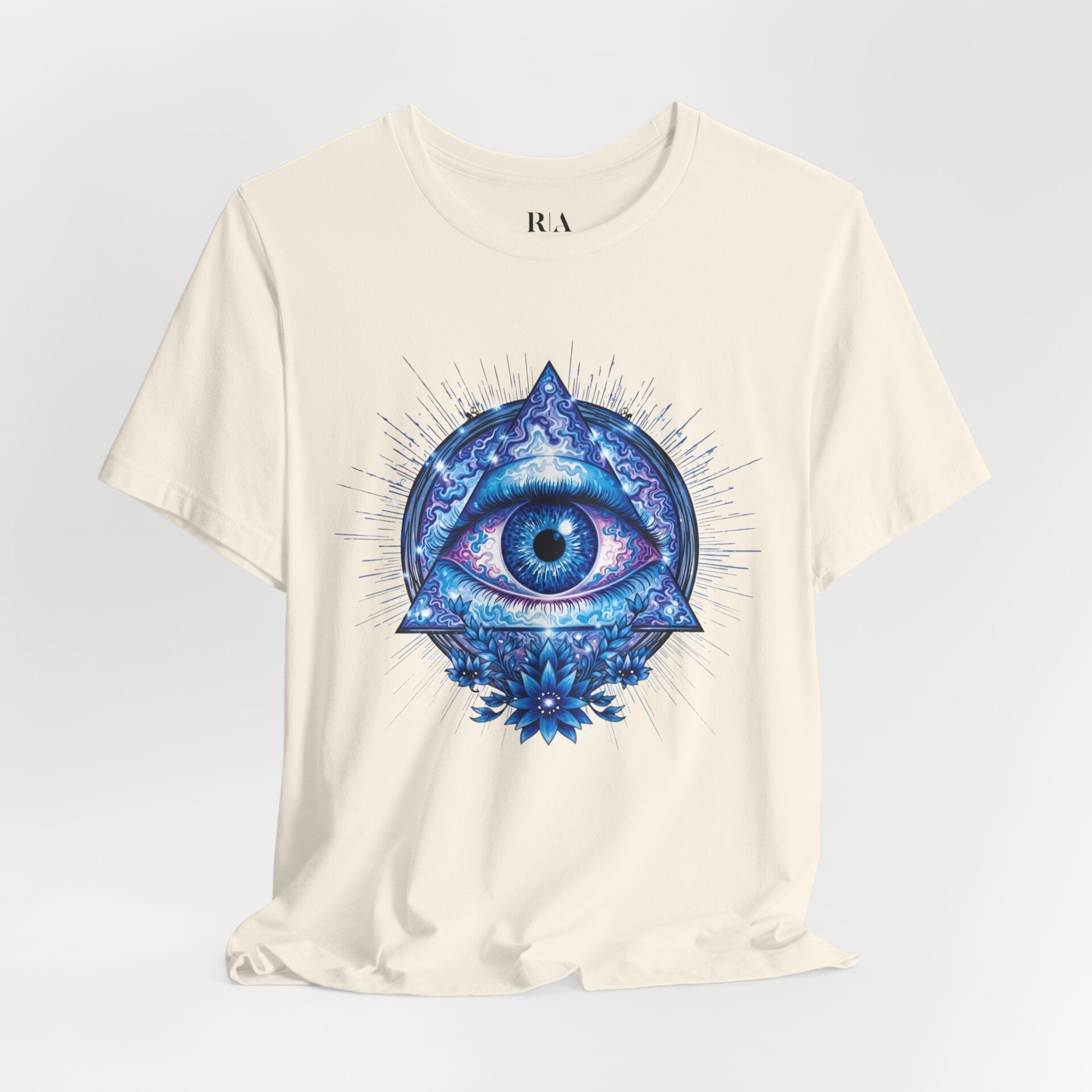 Azure Ascension- Jersey Cotton Graphic Tee Shirt