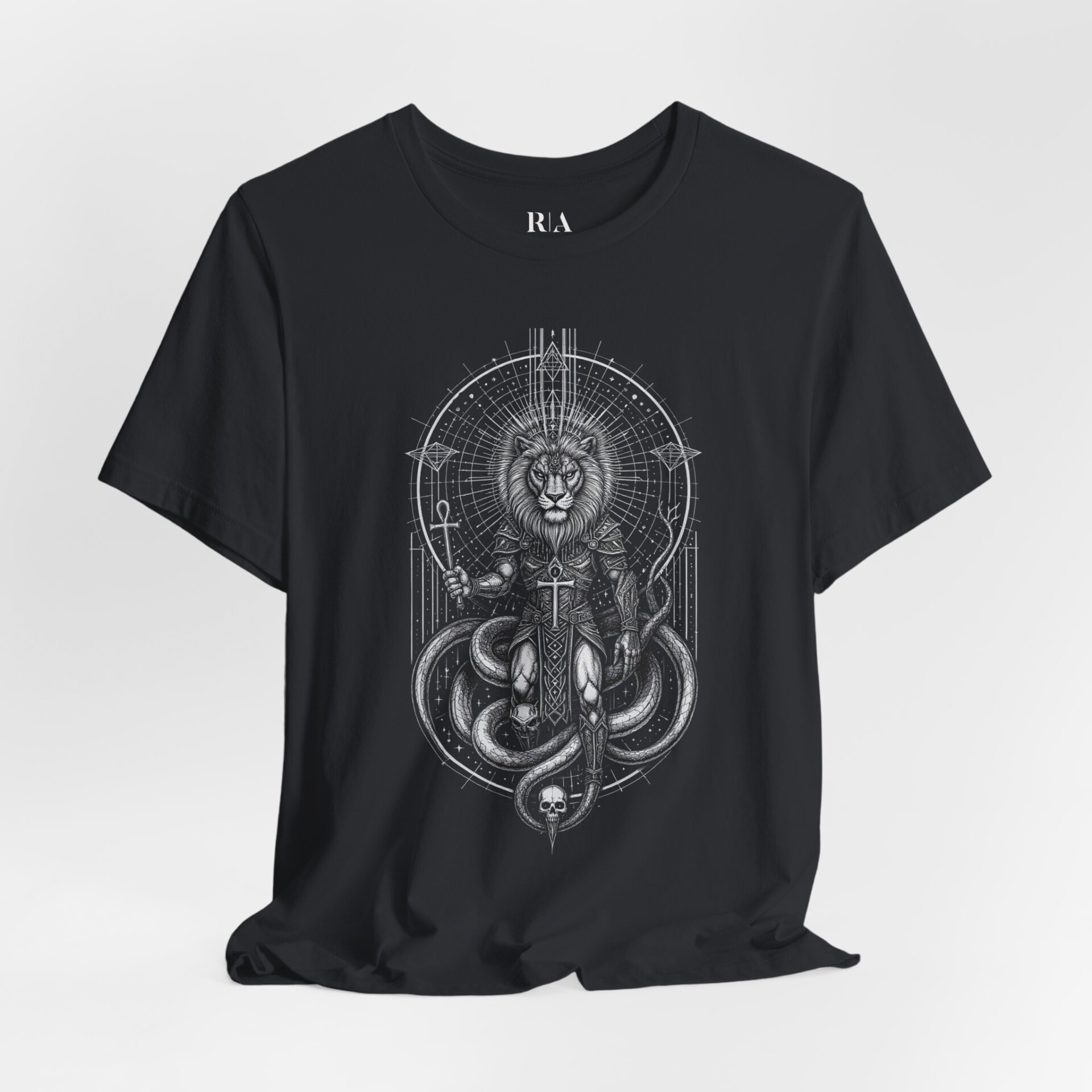 Ankh of Valor - Jersey Cotton Graphic Tee Shirt