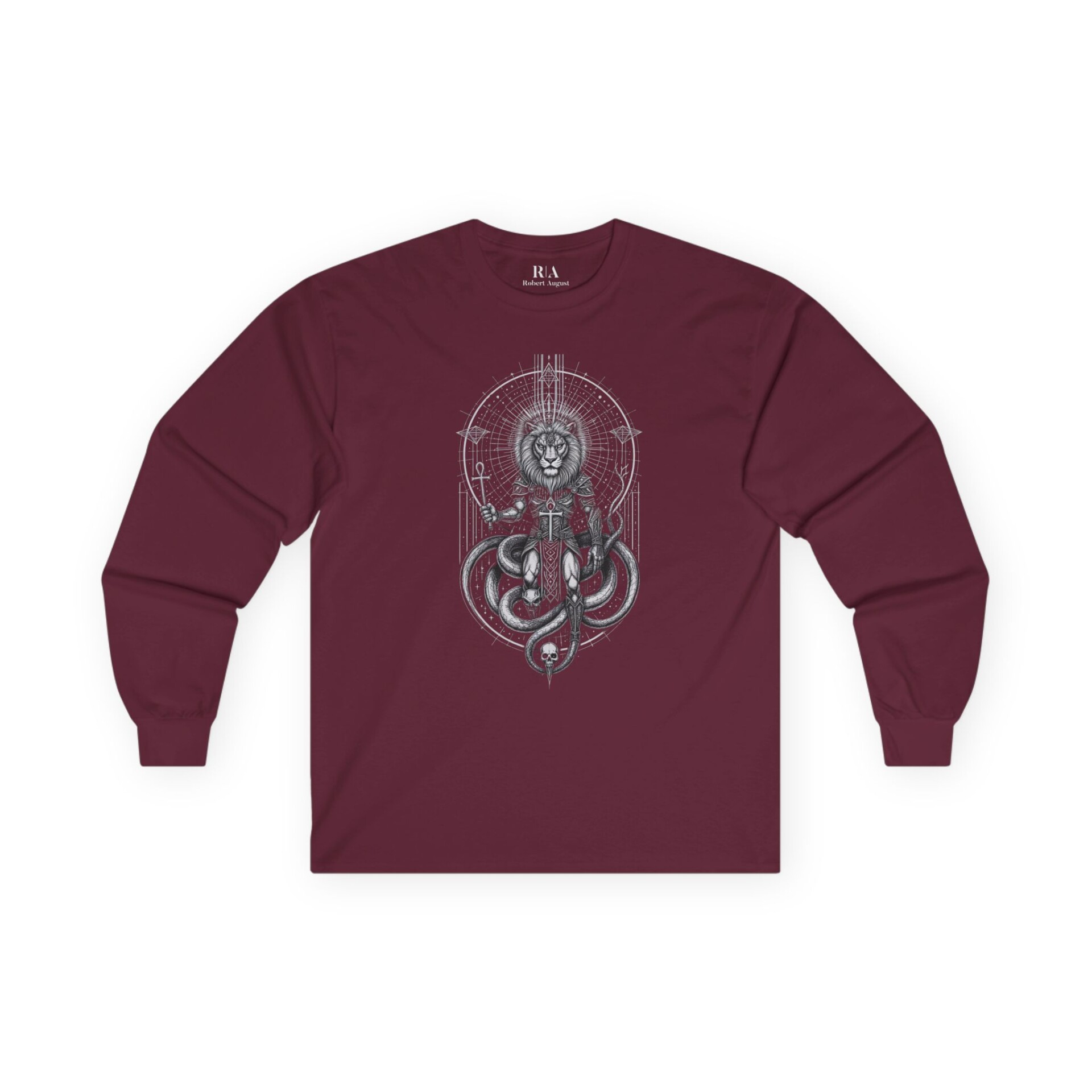 Ankh of Valor - Long Sleeve Graphic Tee - Image 3
