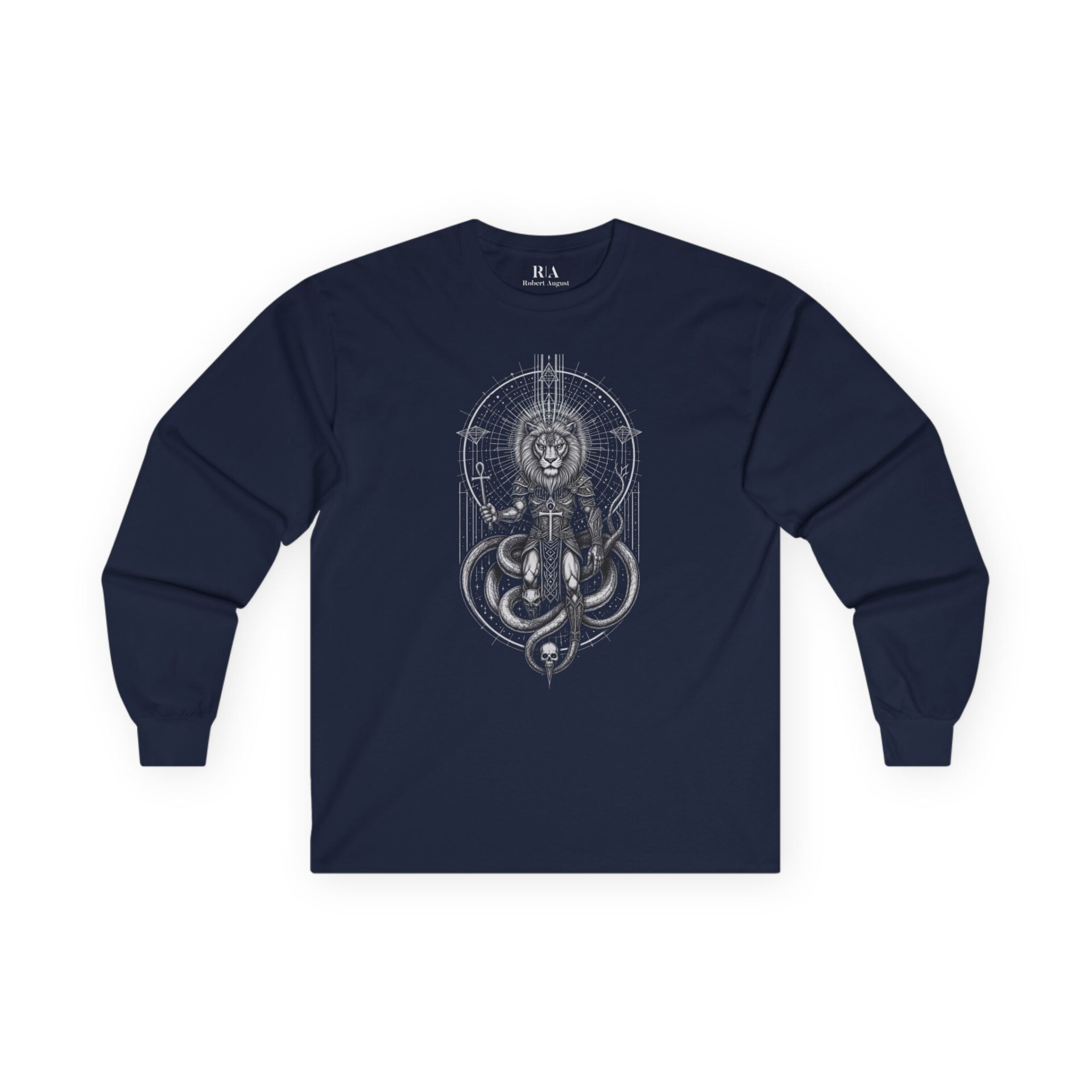 Ankh of Valor - Long Sleeve Graphic Tee - Image 4