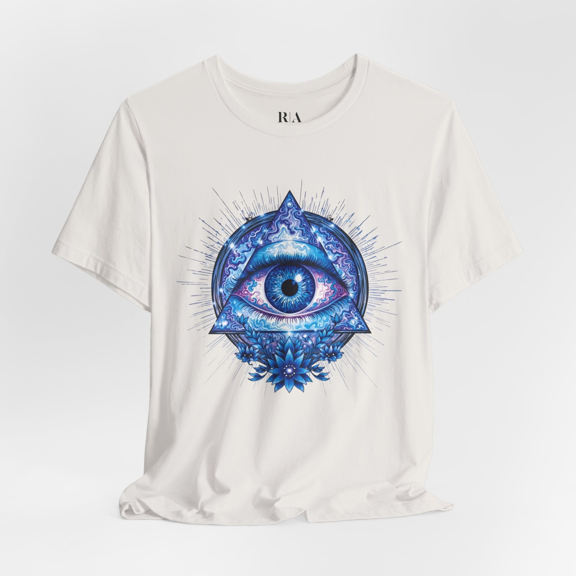 Azure Ascension- Jersey Cotton Graphic Tee Shirt - Image 4