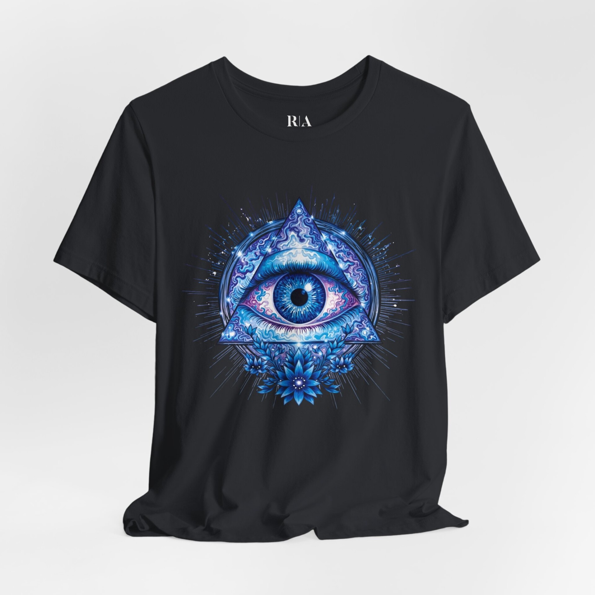 Azure Ascension- Jersey Cotton Graphic Tee Shirt - Image 5