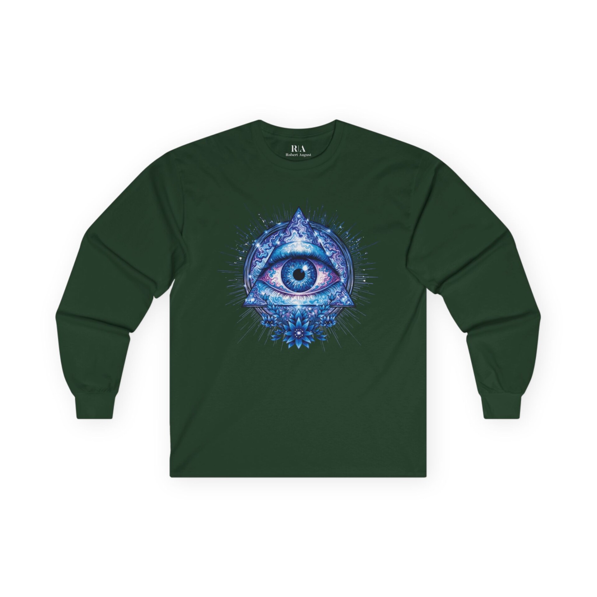 Azure Ascension - Long Sleeve Graphic Tee - Image 3