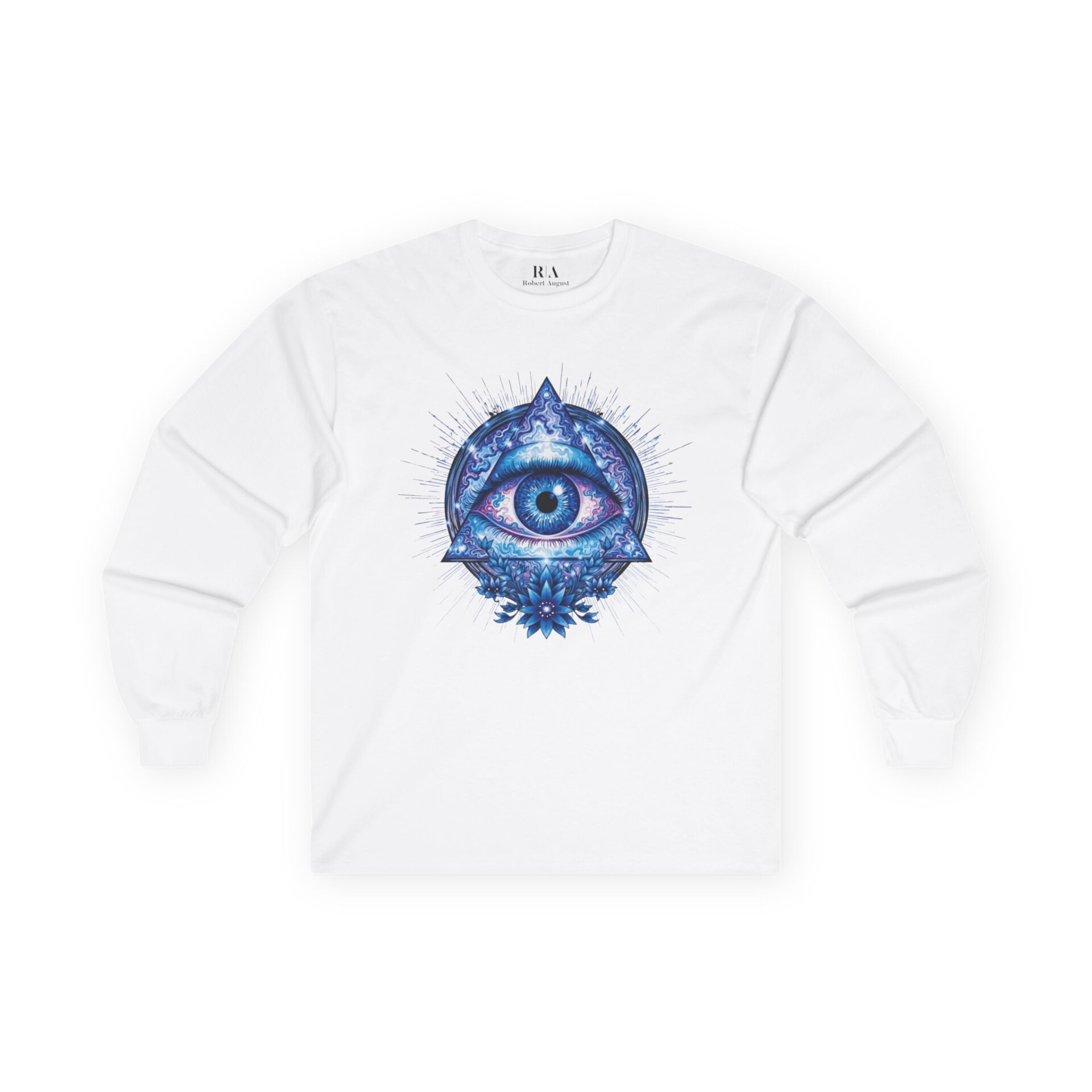 Azure Ascension - Long Sleeve Graphic Tee - Image 2