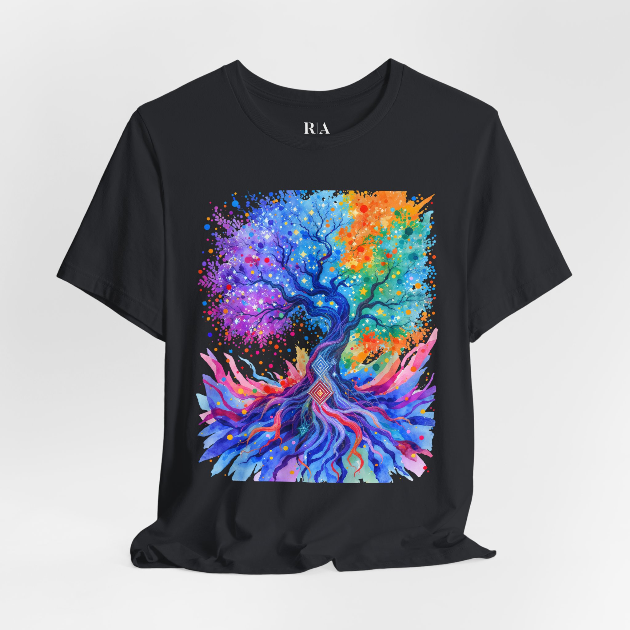 Chromatic Canopy - Premium Jersey Cotton Graphic Tee - Image 3