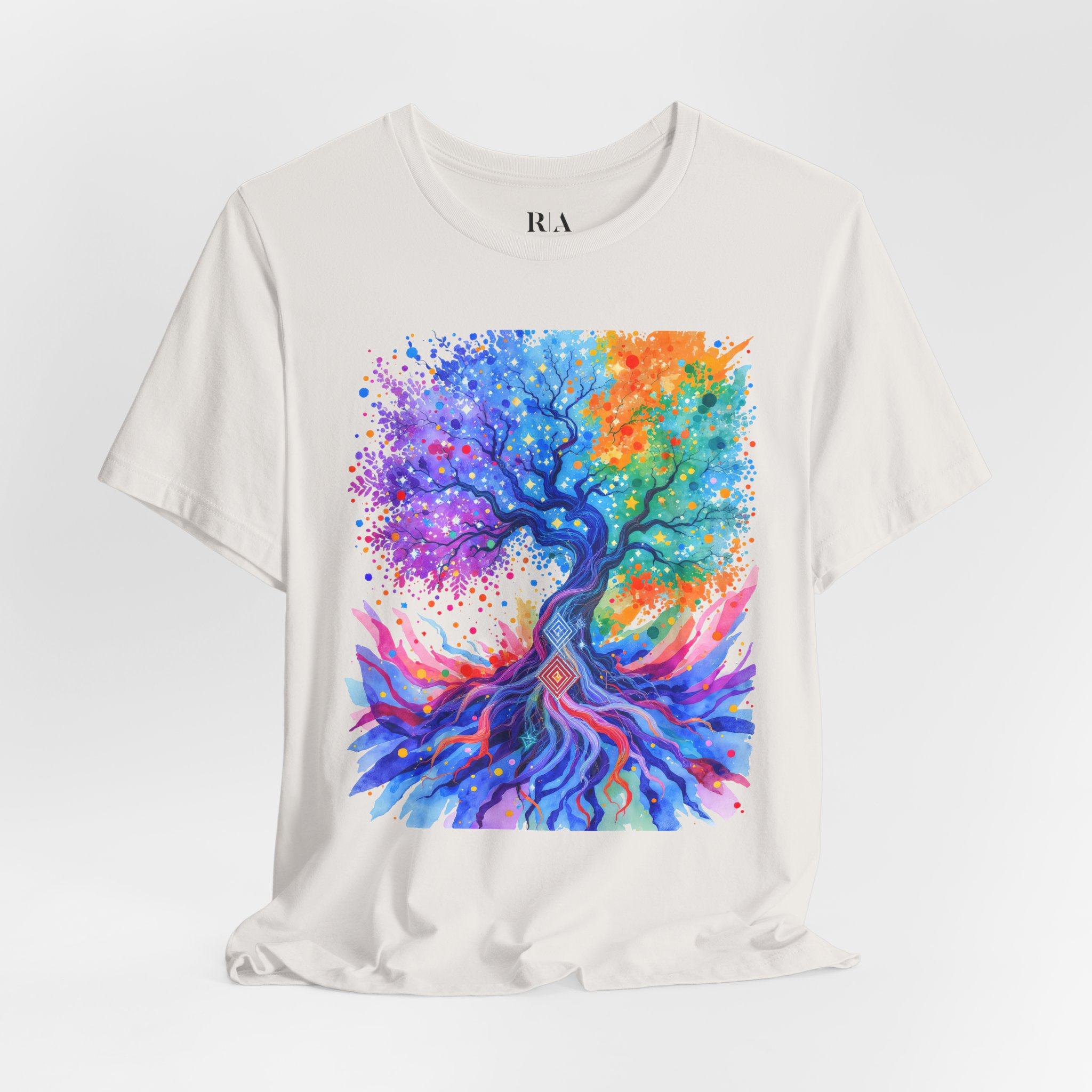Chromatic Canopy - Premium Jersey Cotton Graphic Tee - Image 2