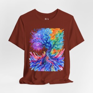 Chromatic Canopy - Premium Jersey Cotton Graphic Tee