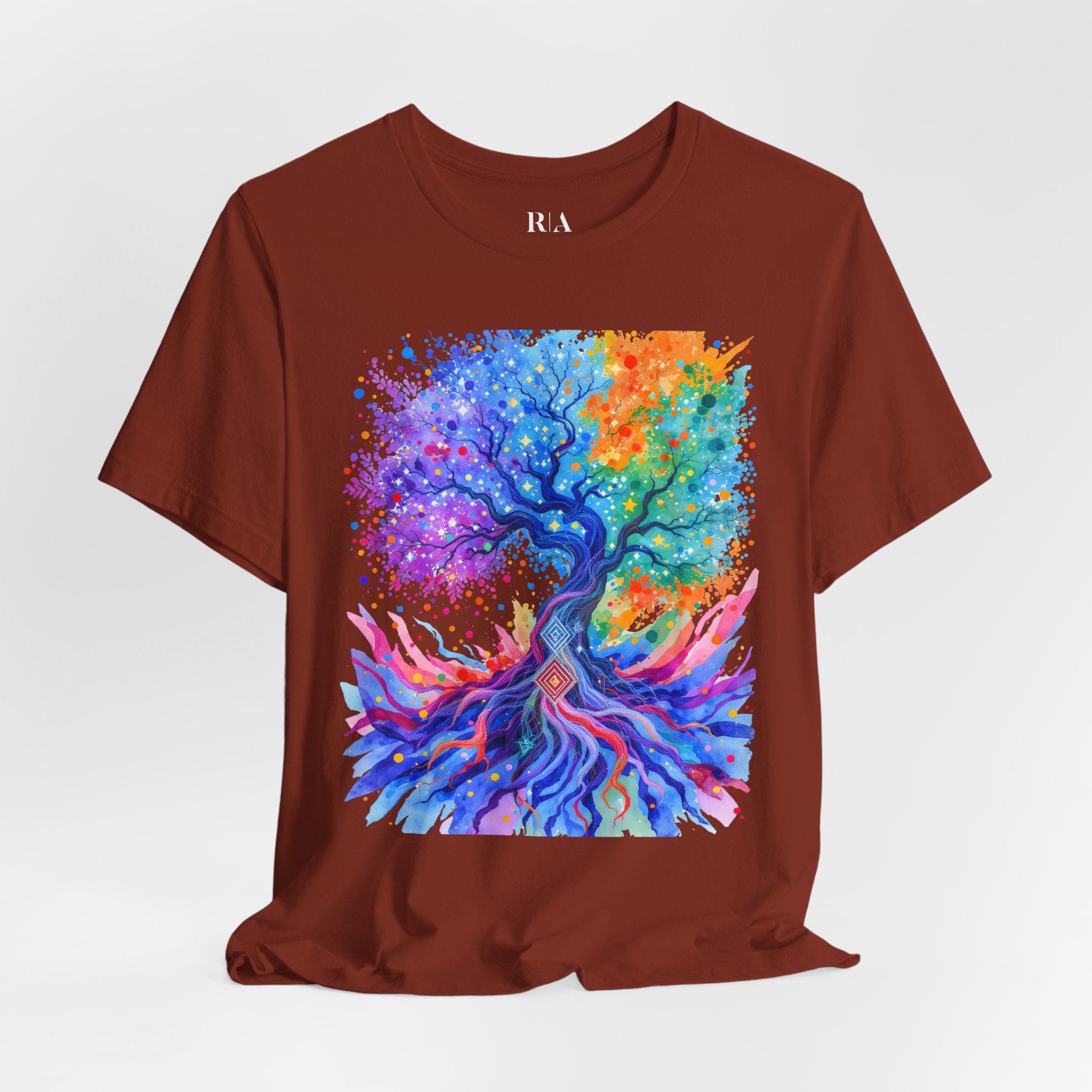 Chromatic Canopy - Premium Jersey Cotton Graphic Tee