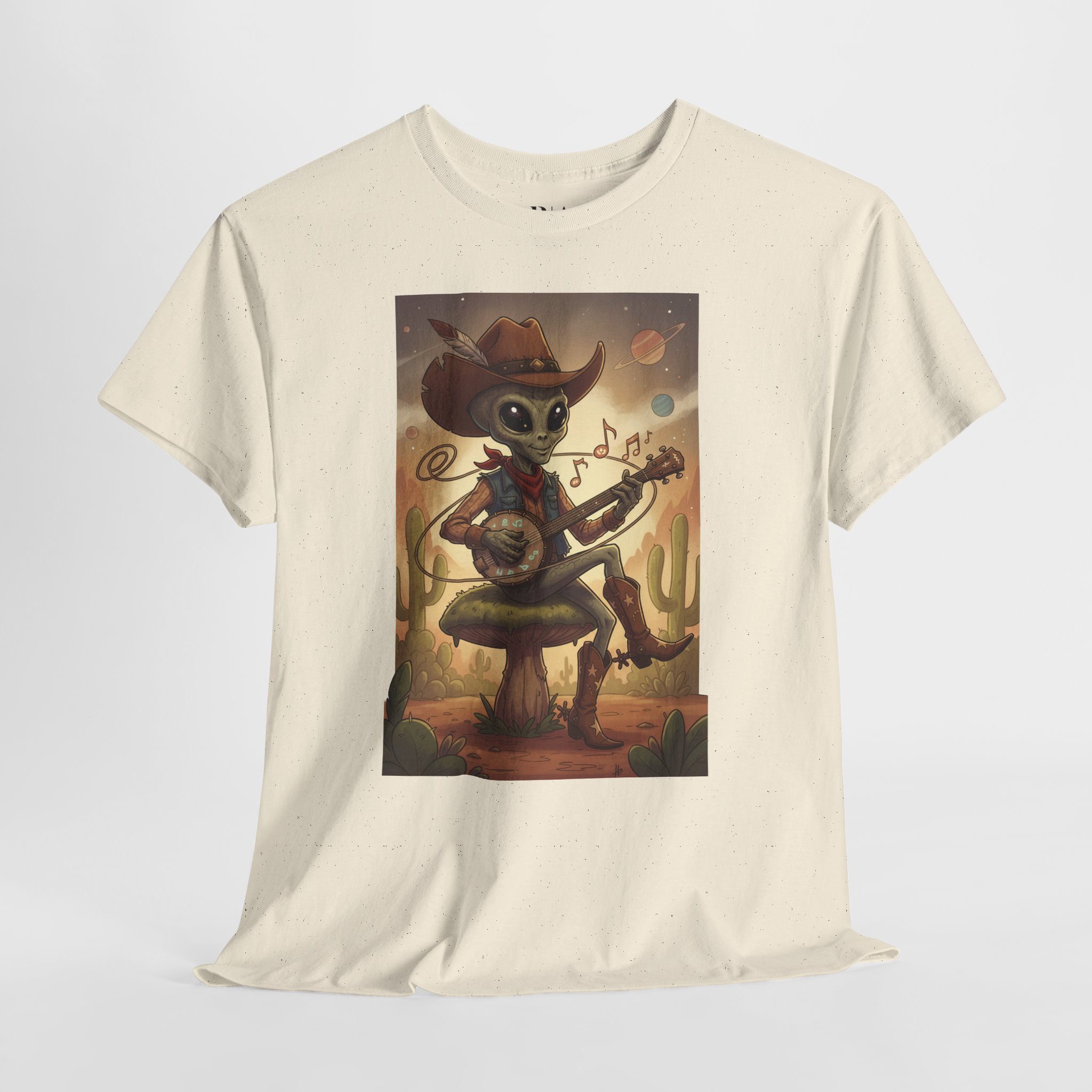 Cosmic Cowboy Crooner - Graphic Tee - Image 2