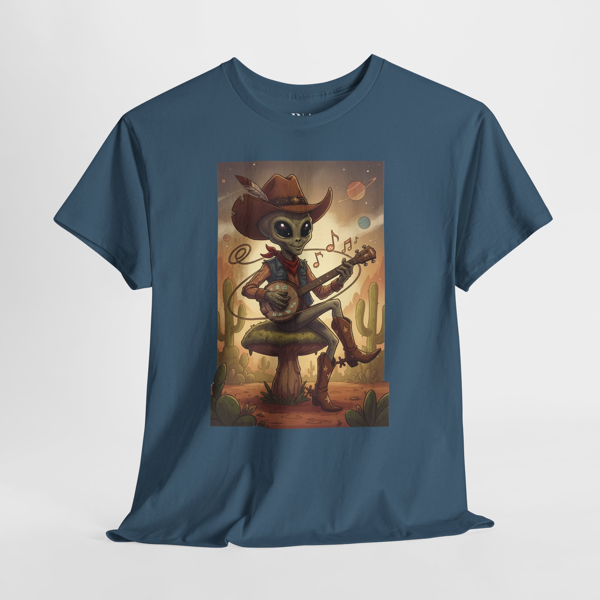 Cosmic Cowboy Crooner - Graphic Tee - Image 4