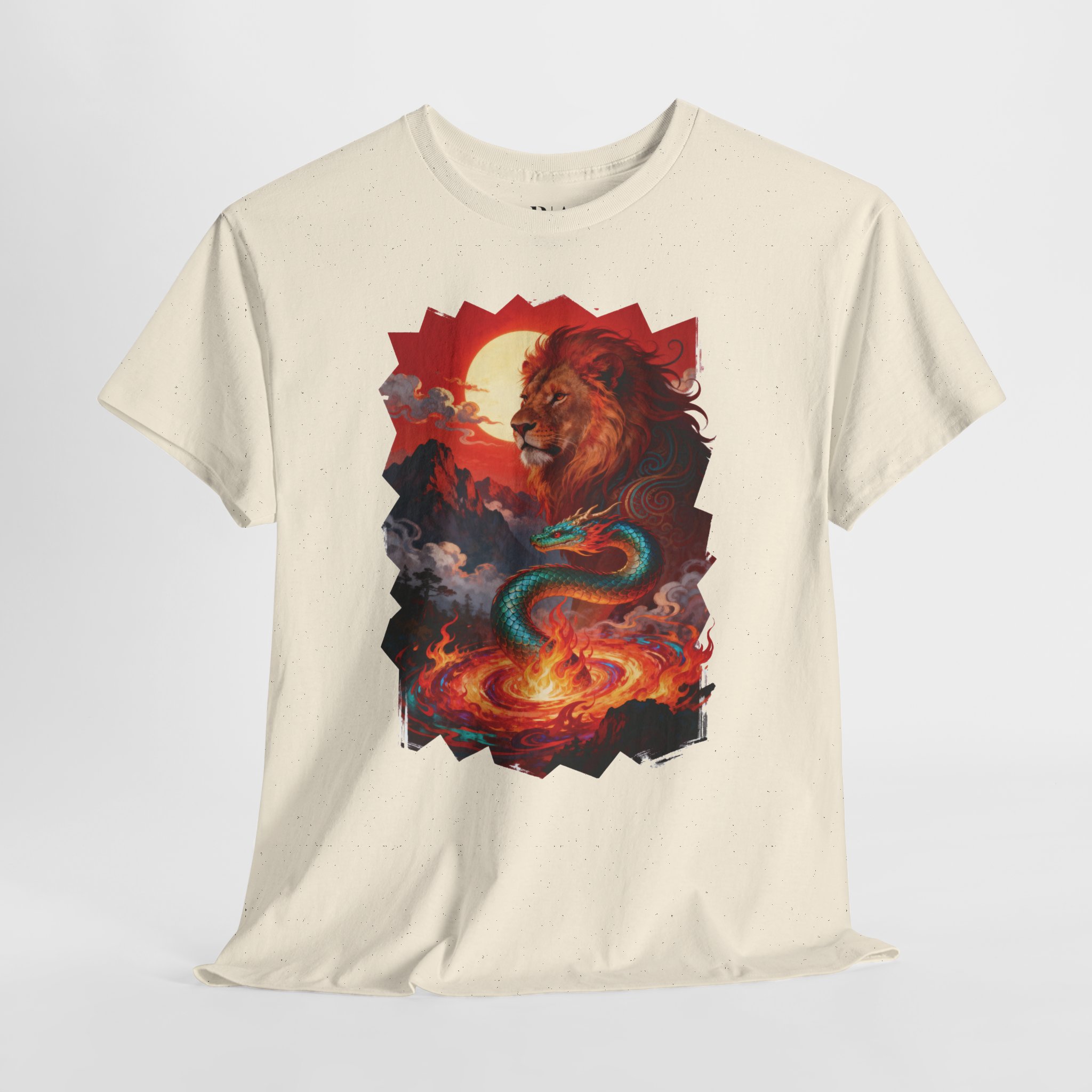 Ember King and Scaled Sentinel - Graphic Tee - Image 3