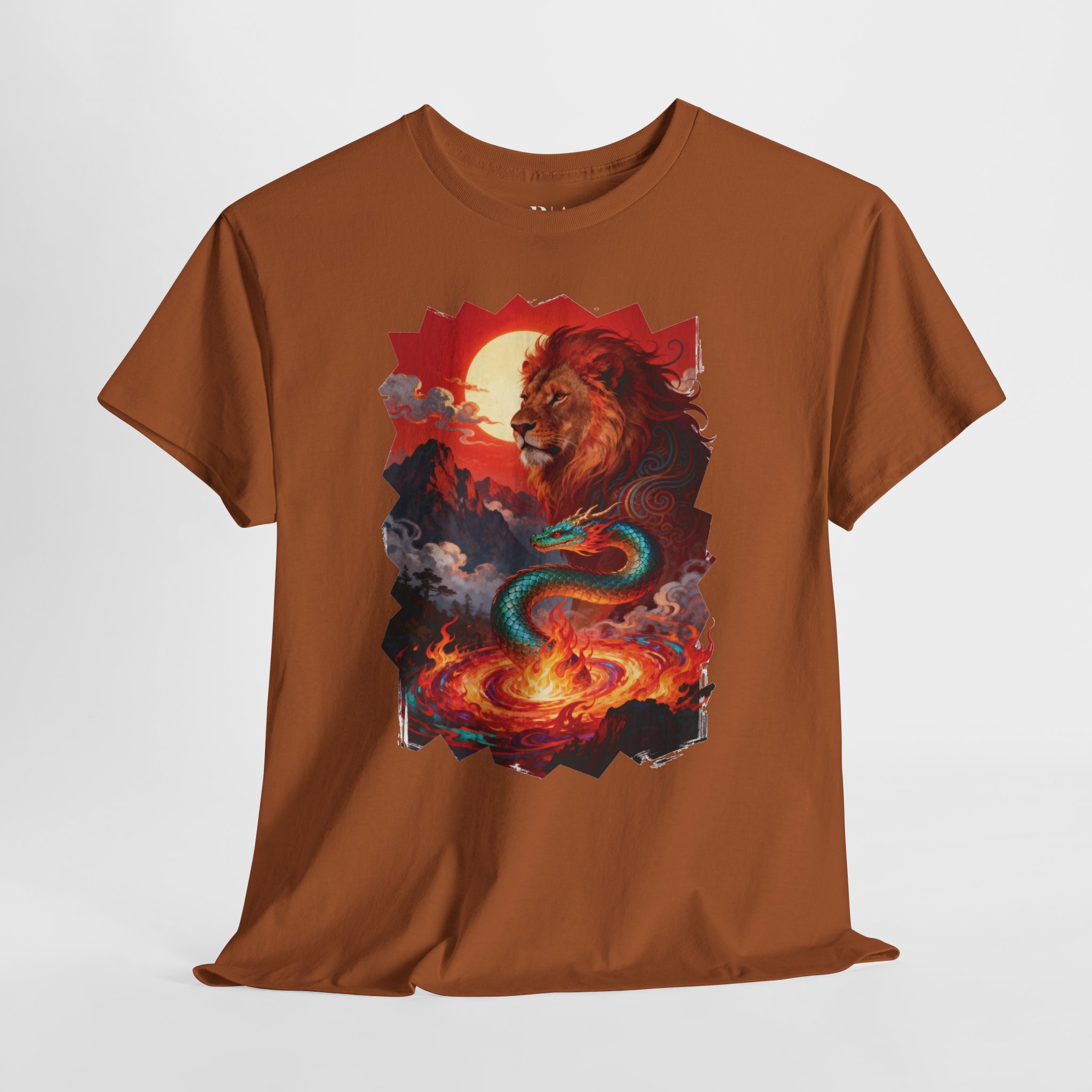 Ember King and Scaled Sentinel - Graphic Tee - Image 2