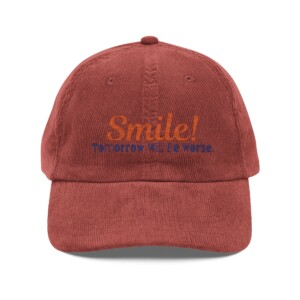 “Twisted Positivity” Vintage Corduroy